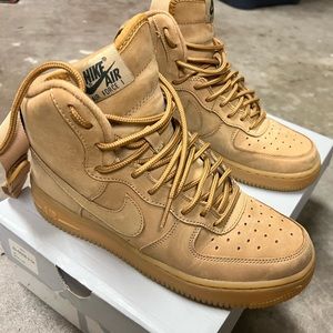 GS Nike Air Force 1 High Wheat/Flax 6Y